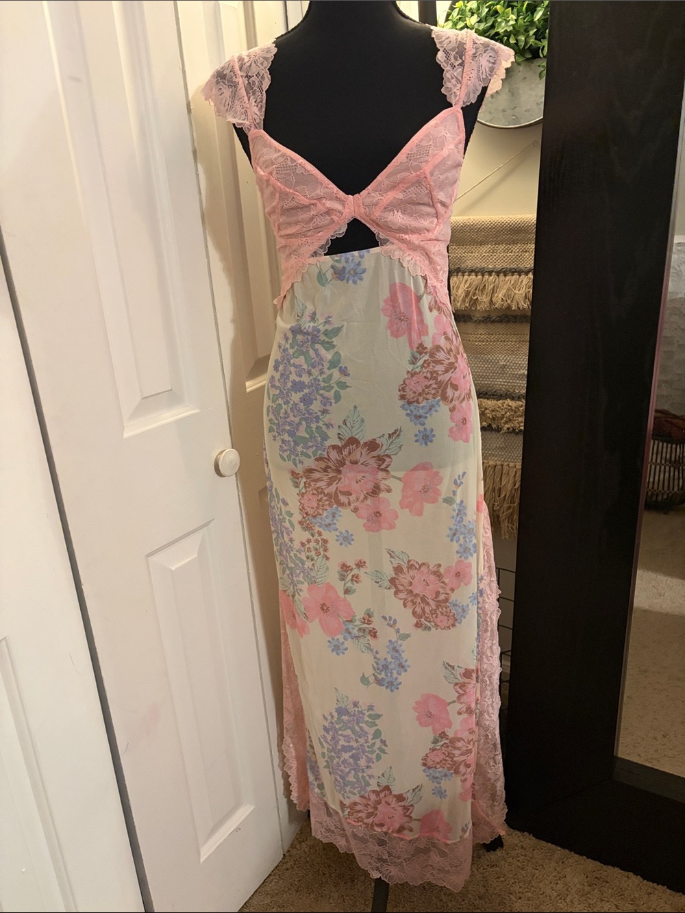 Free People Daisy Suddenly Fine Maxi Slip Dress